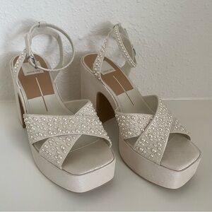 Dolce Vita Wessi Pearl Heels, size 8.5